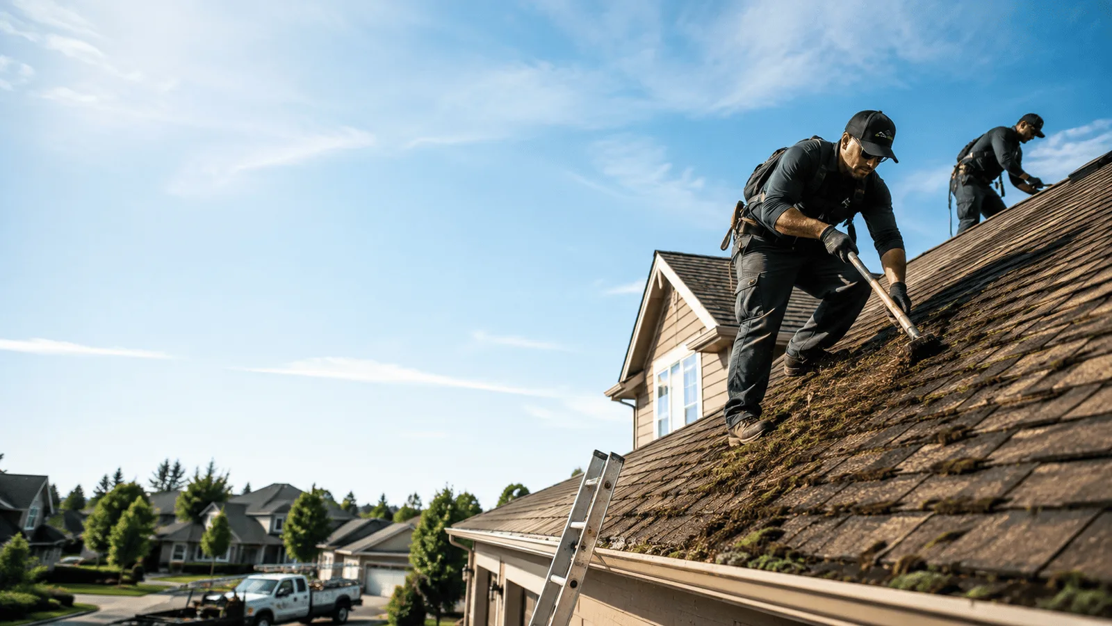 Roof Moss Removal in New Albany, IN near me